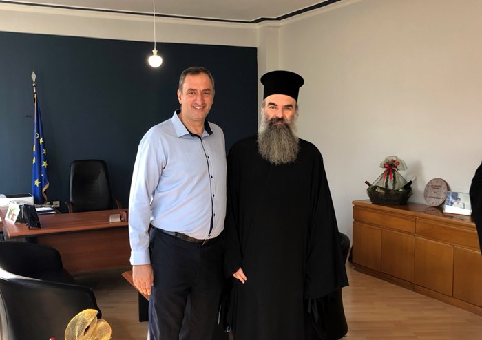 Επίσκεψη Του Μητροπολίτη Ελασσόνας Στο Δημαρχείο Τυρνάβου