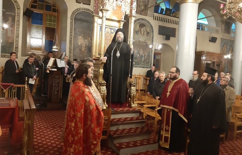 Πανηγυρικός Εσπερινός του Οσίου Πορφυρίου στα Τρίκαλα