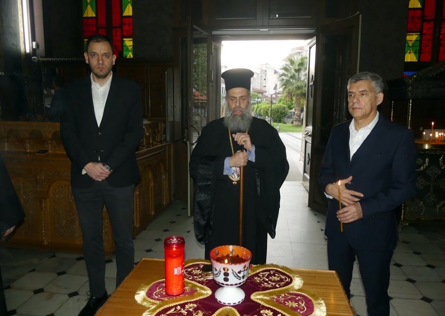 &Eta; &Iota;&epsilon;&rho;ά  &Mu;&eta;&tau;&rho;ό&pi;&omicron;&lambda;&eta; &Theta;&epsilon;&sigma;&sigma;&alpha;&lambda;&iota;ώ&tau;&iota;&delta;&omicron;&sigmaf;  &upsilon;&pi;&omicron;&delta;έ&chi;&theta;&eta;&kappa;&epsilon; &tau;&omicron; Ά&gamma;&iota;&omicron; &Phi;&omega;&sigmaf; &sigma;&tau;&omicron;&nu; &Iota;&epsilon;&rho;ό &Mu;&eta;&tau;&rho;&omicron;&pi;&omicron;&lambda;&iota;&tau;&iota;&kappa;ό &Nu;&alpha;ό &Alpha;&gamma;ί&omega;&nu; &Kappa;&omega;&nu;&sigma;&tau;&alpha;&nu;&tau;ί&nu;&omicron;&upsilon; &kappa;&alpha;&iota; &Epsilon;&lambda;έ&nu;&eta;&sigmaf; &Kappa;&alpha;&rho;&delta;ί&tau;&sigma;&eta;&sigmaf;